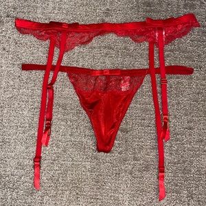 Victorias Secret garter set